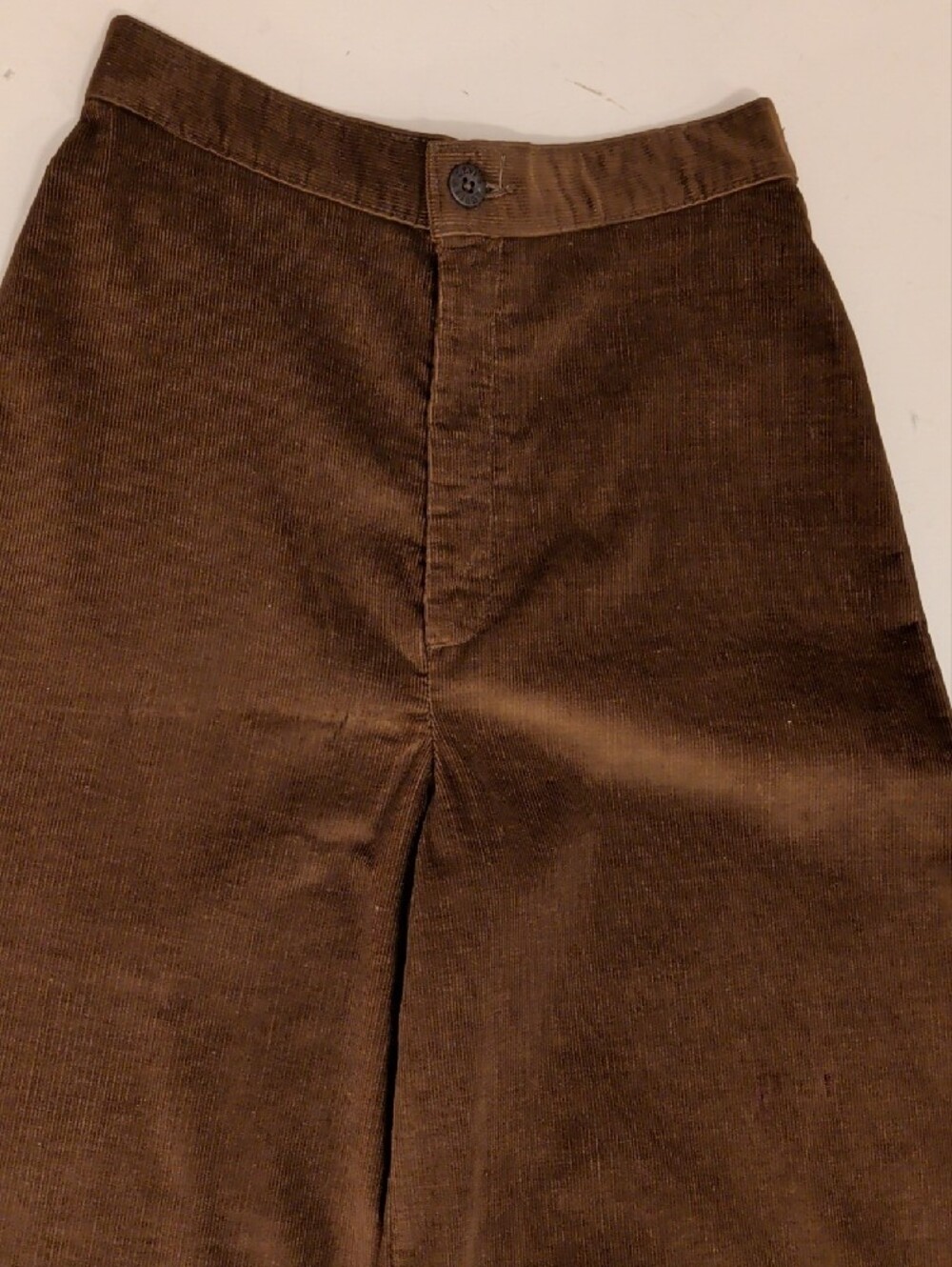 Levi's Vintage Corduroy Culottes Brown Gaucho Knickers Mark 9 See Measurements - Picture 3 of 10